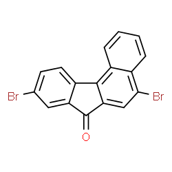 ChemSpider 2D Image | 5,9-Dibromo-7H-benzo[c]fluoren-7-one | C17H8Br2O