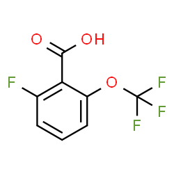 ChemSpider 2D Image | 2-Fluoro-6-(trifluoromethoxy)benzoic acid | C8H4F4O3