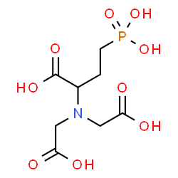 ChemSpider 2D Image | 2-[Bis(carboxymethyl)amino]-4-phosphonobutanoic acid | C8H14NO9P