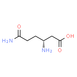 ChemSpider 2D Image | (3R)-3,6-Diamino-6-oxohexanoic acid | C6H12N2O3