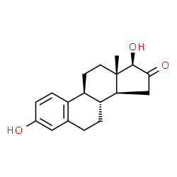 ChemSpider 2D Image | 16-Ketoestradiol | C18H22O3