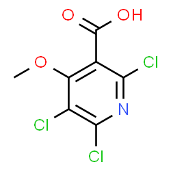 ChemSpider 2D Image | 2,5,6-Trichloro-4-methoxynicotinic acid | C7H4Cl3NO3
