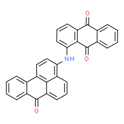 ChemSpider 2D Image | 1-((7-oxo-7H-benzo[de]anthracen-3-yl)amino)anthra-9,10-quinone | C31H17NO3