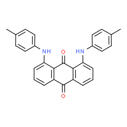 ChemSpider 2D Image | 1,8-Bis-p-tolylamino-anthraquinone | C28H22N2O2