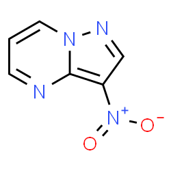 ChemSpider 2D Image | 3-Nitropyrazolo[1,5-a]pyrimidine | C6H4N4O2