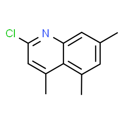 ChemSpider 2D Image | 2-Chloro-4,5,7-trimethylquinoline | C12H12ClN