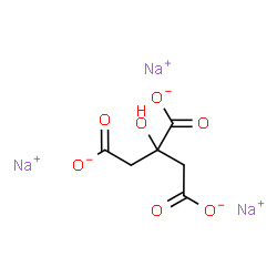 ChemSpider 2D Image | Trisodium citrate | C6H5Na3O7