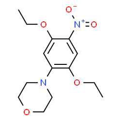 ChemSpider 2D Image | 4-(2,5-Diethoxy-4-nitrophenyl)morpholine | C14H20N2O5