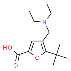 ChemSpider 2D Image | 5-tert-Butyl-4-[(diethylamino)methyl]-2-furoic acid | C14H23NO3