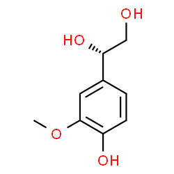 ChemSpider 2D Image | (+)-3-methoxy-4-hydroxyphenylglycol | C9H12O4