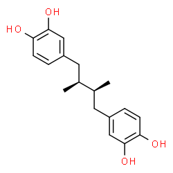 ChemSpider 2D Image | (+/-)-nordihydroguaiaretic acid | C18H22O4