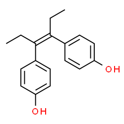 ChemSpider 2D Image | cis-Diethylstilbestrol | C18H20O2