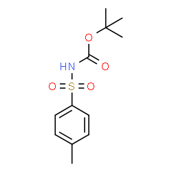 ChemSpider 2D Image | N-(tert-Butoxycarbonyl)-p-toluenesulfonamide | C12H17NO4S