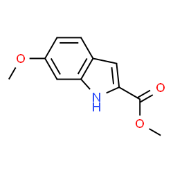 ChemSpider 2D Image | 2-Methoxycarbonyl-6-methoxyindole | C11H11NO3