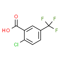 ChemSpider 2D Image | 2-Chloro-5-(trifluoromethyl)benzoic acid | C8H4ClF3O2