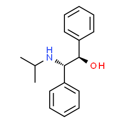 ChemSpider 2D Image | (1R,2S)-2-(Isopropylamino)-1,2-diphenylethanol | C17H21NO