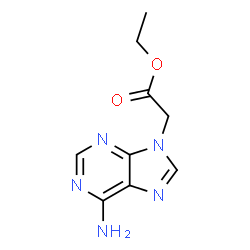 ChemSpider 2D Image | Ethyl Adenine-9-Acetate | C9H11N5O2