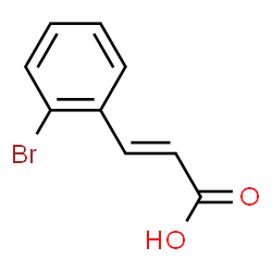 ChemSpider 2D Image | trans-2-bromocinnamic acid | C9H7BrO2