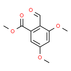 ChemSpider 2D Image | Methyl 2-formyl-3,5-dimethoxybenzoate | C11H12O5