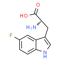 ChemSpider 2D Image | 5-fluoro-D-tryptophan | C11H11FN2O2