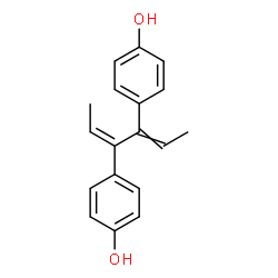 ChemSpider 2D Image | 4-[(2Z)-4-(4-Hydroxyphenyl)-2,4-hexadien-3-yl]phenol | C18H18O2