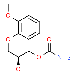 ChemSpider 2D Image | (S)-methocarbamol | C11H15NO5