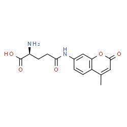 ChemSpider 2D Image | L-Glutamic acid ɣ-7-amido-4-methylcoumarin | C15H16N2O5