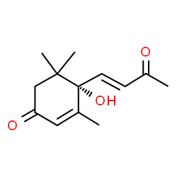 ChemSpider 2D Image | (6S)-dehydrovomifoliol | C13H18O3