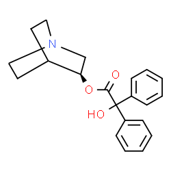 ChemSpider 2D Image | (+)-quinuclidinyl benzilate | C21H23NO3