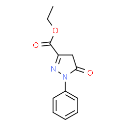 ChemSpider 2D Image | 1-phenyl-3-carbethoxy-5-pyrazolone | C12H12N2O3
