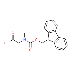 ChemSpider 2D Image | Fmoc-Sar-OH | C18H17NO4