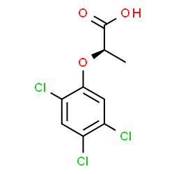 ChemSpider 2D Image | (+)-fenoprop | C9H7Cl3O3