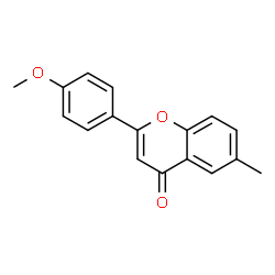 ChemSpider 2D Image | 4'-METHOXY-6-METHYLFLAVONE | C17H14O3