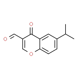 ChemSpider 2D Image | 3-Formyl-6-Isopropylchromone | C13H12O3
