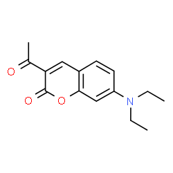 ChemSpider 2D Image | 3-Acetyl-7-(diethylamino)coumarin | C15H17NO3