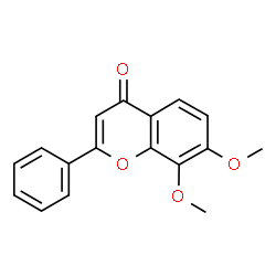 ChemSpider 2D Image | 7,8-DIMETHOXYFLAVONE | C17H14O4