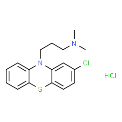 ChemSpider 2D Image | Chlorpromazine | C17H20Cl2N2S