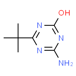 ChemSpider 2D Image | 4-Amino-6-tert-butyl-1,3,5-triazin-2-ol | C7H12N4O