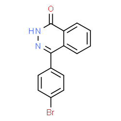 ChemSpider 2D Image | 4-(4-Bromophenyl)-1(2H)-phthalazinone | C14H9BrN2O