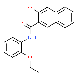 ChemSpider 2D Image | 3-Hydroxy-2-naphtho-o-phenetidide | C19H17NO3