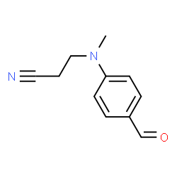 ChemSpider 2D Image | 4-((2-cyanoethyl)methylamino)benzaldehyde | C11H12N2O