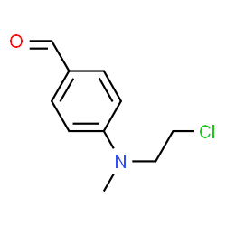 ChemSpider 2D Image | 4-[(2-Chloroethyl)(methyl)amino]benzaldehyde | C10H12ClNO