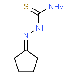 ChemSpider 2D Image | 2-Cyclopentylidenehydrazinecarbothioamide | C6H11N3S