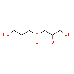 ChemSpider 2D Image | 3-[(3-Hydroxypropyl)sulfinyl]-1,2-propanediol | C6H14O4S