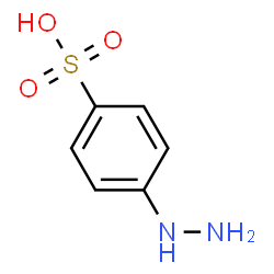 ChemSpider 2D Image | 4-Hydrazinobenzenesulfonic acid | C6H8N2O3S