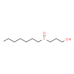 ChemSpider 2D Image | 3-(Heptylsulfinyl)-1-propanol | C10H22O2S
