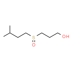 ChemSpider 2D Image | 3-[(3-Methylbutyl)sulfinyl]-1-propanol | C8H18O2S