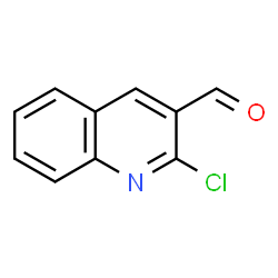 ChemSpider 2D Image | 2-Chloro-3-quinolinecarbaldehyde | C10H6ClNO