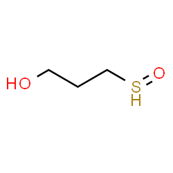 ChemSpider 2D Image | 3-(Oxido-lambda~4~-sulfanyl)-1-propanol | C3H8O2S