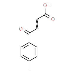 ChemSpider 2D Image | 4-(4-Methylphenyl)-4-oxo-2-butenoic acid | C11H10O3